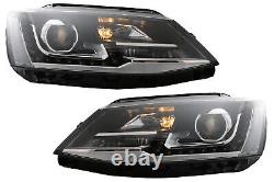 LED DRL Headlights for VW Jetta Mk6 VI 2011-2017 Projector GTI OE Design