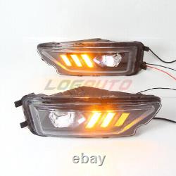 LED Fog Lamp For Volkswagen Amarok Facelift Model 17+ DRL Daytime Light With Turn