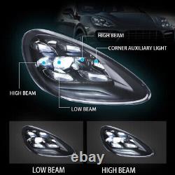 LED Headlights Assembly For Porsche Cayenne 2015-2018 DRL Daytime Running Light