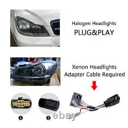 LED Headlights DRL Turn Signal Light Assembly For Mercedes Benz W204 2011-2014