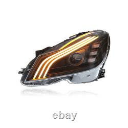 LED Headlights DRL Turn Signal Light Assembly For Mercedes Benz W204 2011-2014