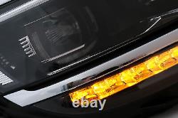 LED Headlights for VW Tiguan II Mk2 16-19 R-Line Matrix Look Sequential Dynamic