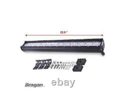 LED Spot Bar 22.9inch + DRL Parking Light Dual Function 7D 12v 24v Accessories