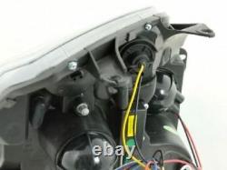 LED daytime running lights LED DRL headlight set black for Ford Fiesta MK6 01-05