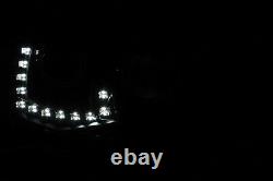 LHD For VW Golf Mk5 V LED DRL Black Projector Headlights Lighting Lamp