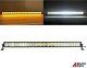 Led Spot Light Bar 42 240w Amber Flash Cross Drl Light Dual Function 12-24v