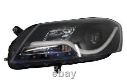 Light Bar LED DRL Headlights for VW Passat B7 10.2010-10.2014 Black