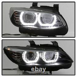 M3 M4 Style LED DRL Projector Head Lights for 06-09 BMW E92 E93 Pre LCI 3 Series