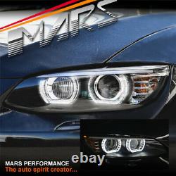 M3 M4 Style LED DRL Projector Head Lights for BMW E92 E93 Pre LCI 06-09 3-Series