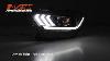 Mars Performance Black Led Drl Dual Beam Projector Head Lights For Ford Mustang Fm Coupe 15 17