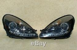 Mercedes Slk R171 2005-2011 Black Led Drl Daylight Running Lights Headlights