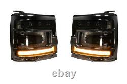 Morimoto LED Plug & Play Headlights Chrome Trim For 16-18 Chevy Silverado 1500
