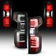 Neon Tube Black Tail Light Lamp For 2019-2021 Silverado 1500 Pickup Led Model