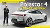New Polestar 4 Ev Detailed First Look Why The Classy Electric Family Car Has No Rear Window