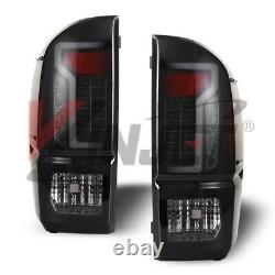 OE Factory Fit For 16-19 Toyota Tacoma LED DRL Light Bar Tail Lights Smoke