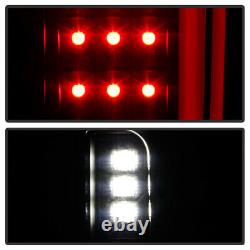 OLED TUBE Full LED Black Tail Lights Rear Brake Lamps For 19-21 Silverado 1500
