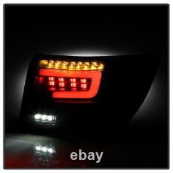 OLED TUBE LED Tail Brake Light Signal Lamp Pair For 08-14 Subaru WRX/STI Sedan