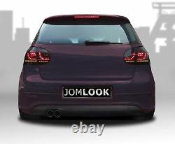 Original Jom Urban LED Rear Lights Black Smoke Set For VW GOLF 5 V MK5 Soda