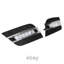 Pair LED Daytime Running Light DRL Fog Lamp for Benz W164 ML-Class 2009-2011 MU