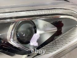 Peugeot 208 Headlight Right 17-19 Black LED DRL Headlamp Driver Off Side T3-16