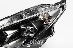 Peugeot 208 LED DRL Black Headlight 17-19 Headlamp Left Passenger N/S Valeo