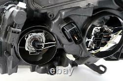 Peugeot 208 LED DRL Headlight Right 17-19 Black Headlamp Driver Off Side Valeo