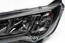 Peugeot Boxer Black LED DRL Headlight Left 14-17 Headlamp Passenger N/S OEM
