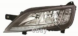 Peugeot Boxer Headlight Headlamp 5/2014 Onwards Left Chrome Inner Inc. LED DRL