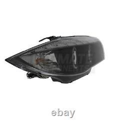 Projector Angel Eyes Headlights BMW 1 Series E88 2008-2011 LED DRL Black Inner