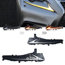RGB LED Daytime Running Light for Lexus IS250 IS350 IS200t IS300 2016-2020 DRL