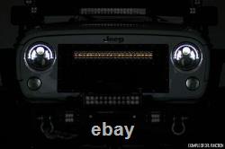 Rough Country 20-inch Cree LED Light Bar (Dual RowBlack Series with Amber DRL)