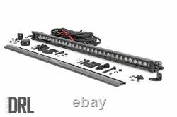 Rough Country 30 Black Series Single Row CREE LED Light Bar with DRL