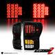 Sinister Black For 07-13 Toyota Tundra Smd Led Reverse Signal Bulb Tail Lights