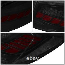 Sequential Signal Start Up Led Drl For 11-16 Bmw F10 Tail Brake Lights Smoked
