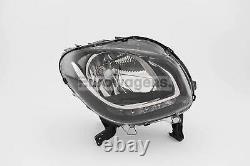 Smart ForTwo 15-17 Black LED DRL Headlight Headlamp Right Driver O/S OEM Valeo