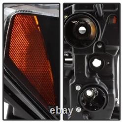 Spyder Ford F150 2015-2017 Projector Headlights Light Bar DRL LED Black PRO