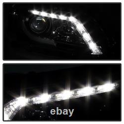 Spyder Projector Headlights for 13-15 Honda Accord 4DR Light Bar DRL Black