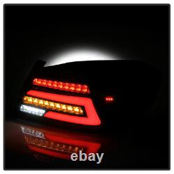 ^SuperFlux LED^ Neon Tube Running Lamp Black Tail Light For 15-21 Subaru WRX STI