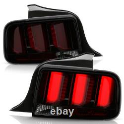 ^SuperFlux LED Reverse^ Smoke Neon Tube Sequential Tail Light for 05-09 Mustang