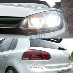 UK LED DRL Headlight & Rear Lights For VW Golf 6 MK6 GTD 2008-2013 Assembly