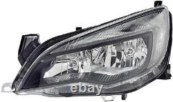 VAUXHALL ASTRA J Headlight With Halogen DRL Black (OEM/OES) Right Hand 2012-2015