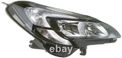 VAUXHALL CORSA E Headlight Halogen WithHalogen DRL (OEM/OES) Right Hand 2015-2019