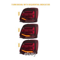 VLAND For Headlight & Tail lights VW Polo MK5 2011-2017 LED DRL Sequential 4pcs