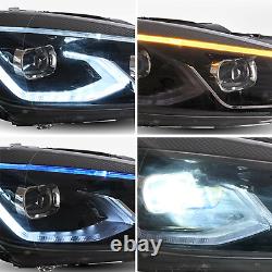VLAND LED Headlights DRL Turn Welcome Light For Volkswagen VW Golf 6 MK6 2008-13