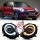 Vland Led Headlights With Drl For 2007-13 Mini Cooper R55/56/57/58/59 Sequential