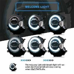 VLAND LED Headlights with DRL For Mini Cooper R55/56/57/58/59 2007-13 Sequential