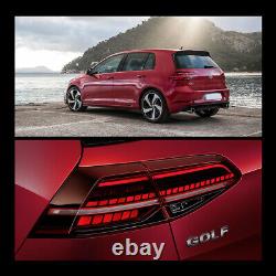 VLAND LED Tail Lights for Volkswagen VW Golf 7 MK7 MK7.5 2013-2020 2015 2018 Set