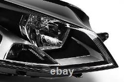 VW Golf MK7 Headlight Right DRL 12-16 Headlamp Driver Off Side OEM Valeo