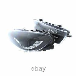 VW Scirocco 2008-2015 Black DRL Devil Eye R8 Head Light Lamp Pair Left & Right