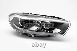 VW Scirocco Headlight Right 14-17 Black Bi Xenon LED DRL AFS Driver OEM Valeo